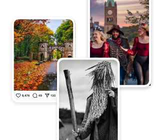 A collection of posts from the Tourism Ireland social media pages